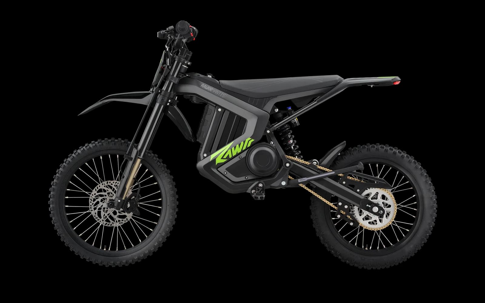 2026 Rawrr Mantis X Pro verified product photo for comparison with 2026 Segway Dirt eBike X260