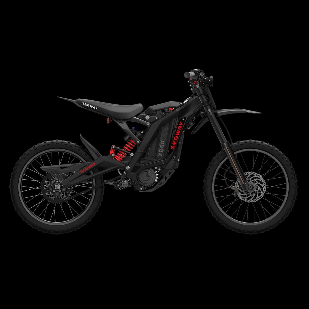 2026 Segway Dirt eBike X260 verified product photo for comparison with 2026 Rawrr Mantis X Pro